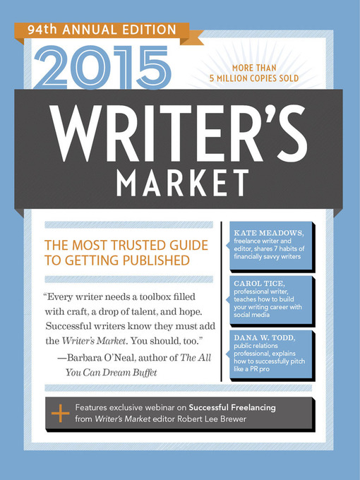 Title details for 2015 Writer's Market by Robert Lee Brewer - Available